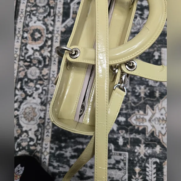 Christian Dior Lady Dior Bag Cannage Quilt Patent Large - Picture 15 of 16